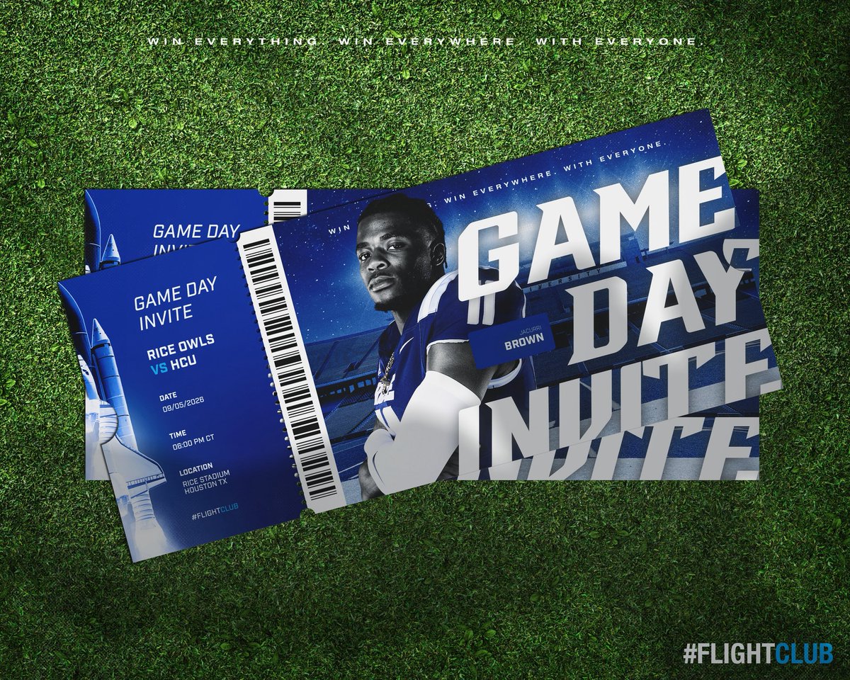 Treynellrivers's tweet photo. Thank you for the game invite! Can’t wait to get down there @CoachChadJ @LegacyTitansFB @CoachMWash @ReggieBrown59 @HURDjunior @RiceFootball https://t.co/aqdbGWY3Q6