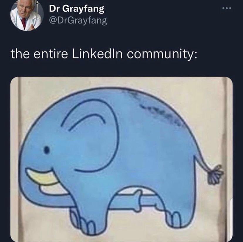 Hoosiers4Sanity's tweet photo. @BeReasonable01 Best summary of LinkedIn I’ve ever seen https://t.co/j0vgEqqk2N