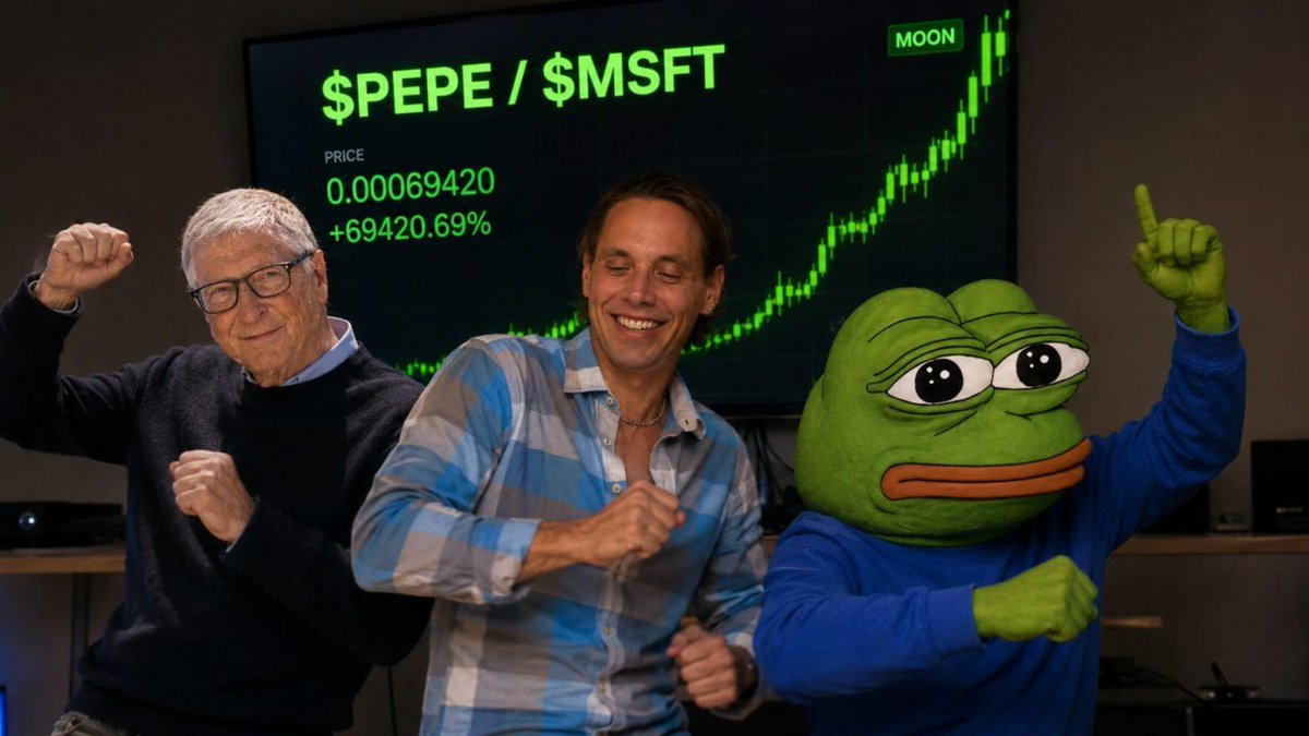 PepeMSFT's tweet photo. wagmi frens $PEPE / $MSFT https://t.co/MI1y6aJwih