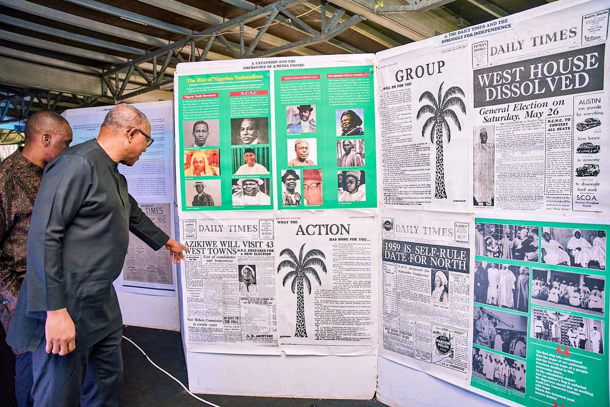PeterObi's tweet photo. FROM WHAT WE BUILT TO WHAT WE LOST: LESSONS FROM NIGERIA’S HISTORY

Today, I attended the Daily Times Newspaper’s 100th anniversary celebration in Abuja. The occasion brought back fond memories of my younger days, when I would visit the newspaper stand at 57 Old Market Road, Onitsha, opposite the General Post Office, simply to read the front pages of the newspapers.

I was particularly interested in stories about governance, our economy, and Nigeria’s development. Those early encounters with newspapers helped shape my interest in understanding our country and the choices that have shaped our journey as a nation.

At the exhibition, I took time to go through some of the old publications. What I saw was both fascinating and deeply sobering.

One of the most striking things I came across was an advertisement for the Nigerian Shipping Line. In 1959, it had 6 ships; by 1960, it had 8; and by 1961, it had grown to 10 ships.

Today, more than six decades later, the Nigerian Shipping Line has no ships.

I also read about Nigerian Airways, which began operations in 1958 and, by 1980, had grown into one of Africa’s leading airlines, with a fleet of over 30 aircraft and direct flights to London, New York, Rome, Paris, Amsterdam, and other international destinations. At one point, it even operated a Boeing 747, one of the largest aircraft of its time.

Sadly, Nigerian Airways eventually ceased operations in 2003.

The comparison with Emirates is particularly instructive. Nigerian Airways had already developed a substantial fleet before Emirates commenced operations in 1985 with just two leased aircraft. Today, Emirates operates a fleet of more than 250 aircraft, while the Nigerian national airline of that era no longer exists.

These are not merely stories from old newspapers. They are reminders of what Nigeria once built, what our people were capable of achieving, and, most importantly, what we failed to sustain.

The tragedy is not that these institutions belonged to a different era. The tragedy is that a country blessed with enormous human and material resources allowed many of its once-promising institutions to decline and disappear through years of poor leadership, mismanagement, corruption, and weak accountability.

Even more painful is the fact that while many of our institutions have weakened or disappeared, corruption seems to have remained one of the few things that has continued to grow.

We must ask ourselves: Why did institutions that once worked begin to fail? Why have countries that started behind us overtaken us? Why have we repeatedly failed to preserve the institutions and investments created by previous generations? The answers must guide the choices we make today.

I commend Mr. Fidelis Anosike and his team for keeping the Daily Times legacy alive and, importantly, preserving an important part of Nigeria’s history for present and future generations.

A nation that forgets its history risks repeating its mistakes. We must remember where we came from, honestly examine what went wrong, learn from both our successes and failures, and build institutions that can outlive individual leaders and political administrations. Nigeria is not condemned to decline.

We can rebuild our institutions. We can restore confidence in government. We can create an economy that produces rather than merely consumes. We can build enterprises that compete globally. And we can create a country where the next generation inherits stronger institutions, greater opportunities, and a better quality of life than the generation before it.

The Nigeria we desire is possible. But it requires leadership anchored on competence, accountability, prudence, integrity, and service. We must stop celebrating what Nigeria used to be and start rebuilding what Nigeria can become.

The journey to rebuild Nigeria must begin now.

A New Nigeria is POssible. -PO