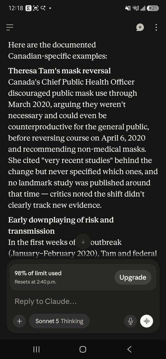 darcy_341024's tweet photo. @KNugent4118 Here is the list of Tam/Trudeau misrepresentation or misleading covid response statements: https://t.co/x4T6sxKoVU