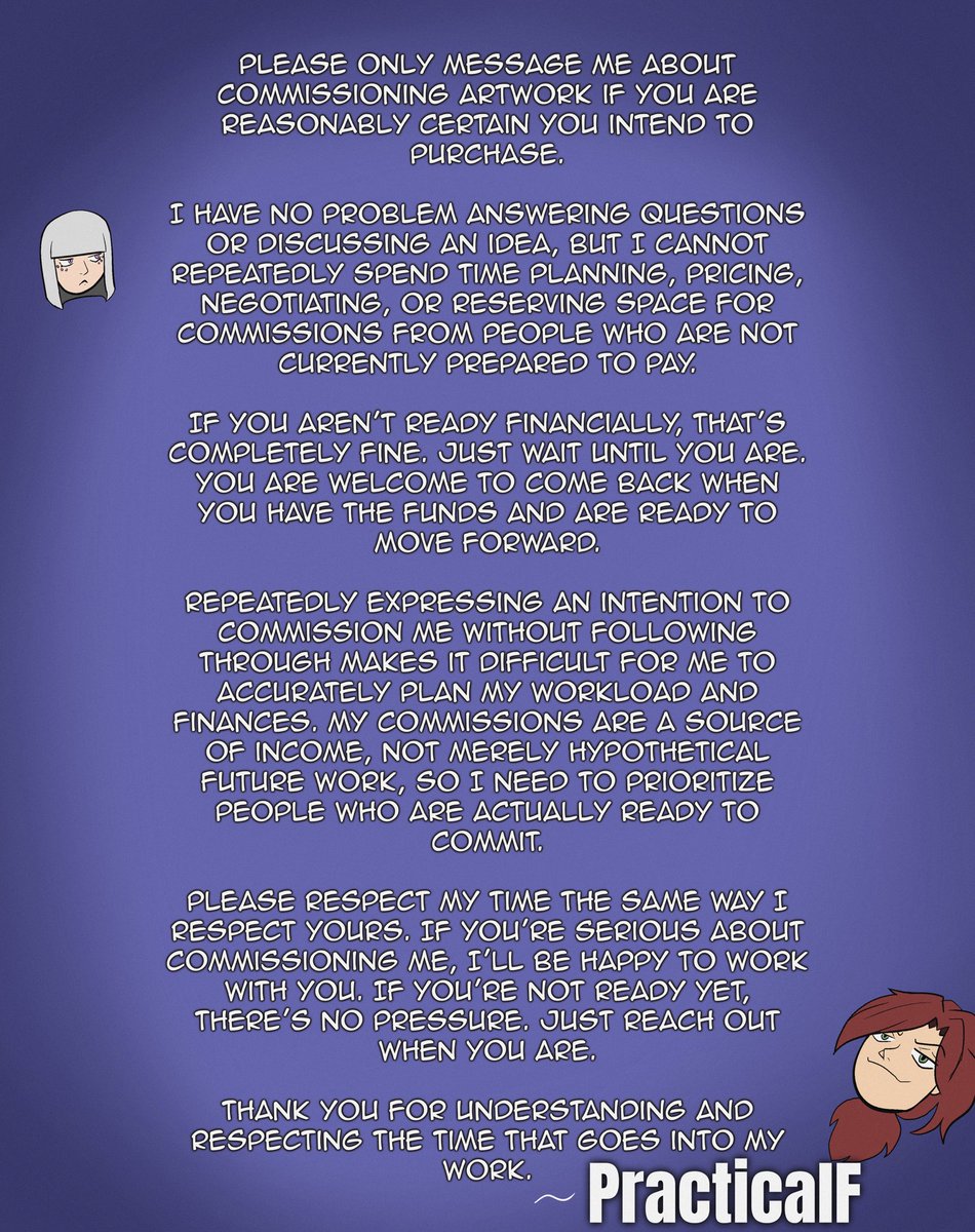 practical_f's tweet photo. Important PracticalF Announcement‼️‼️‼️

This is not “calling anybody specific out” but rather just a general PSA for me and other artists as well!

Enjoy cute Opal &amp; Aries

#fetishart https://t.co/Elk491q02g