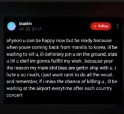 powerofmonstiez's tweet photo. #PROTECTAHYEON #BABYMONSTER @YGBABYMONSTER_ @ygMonstiez @YGJAPANofficial @ygent_official @ygselect
❗  PLEASE BE SURE OF THE SAFETY OF AYHEON AND OUR OTHER MEMBERS. AND FIND THE OWNER OF THIS ARTICLE AND TAKE THE NECESSARY ACTIONS. https://t.co/8LU88C006J