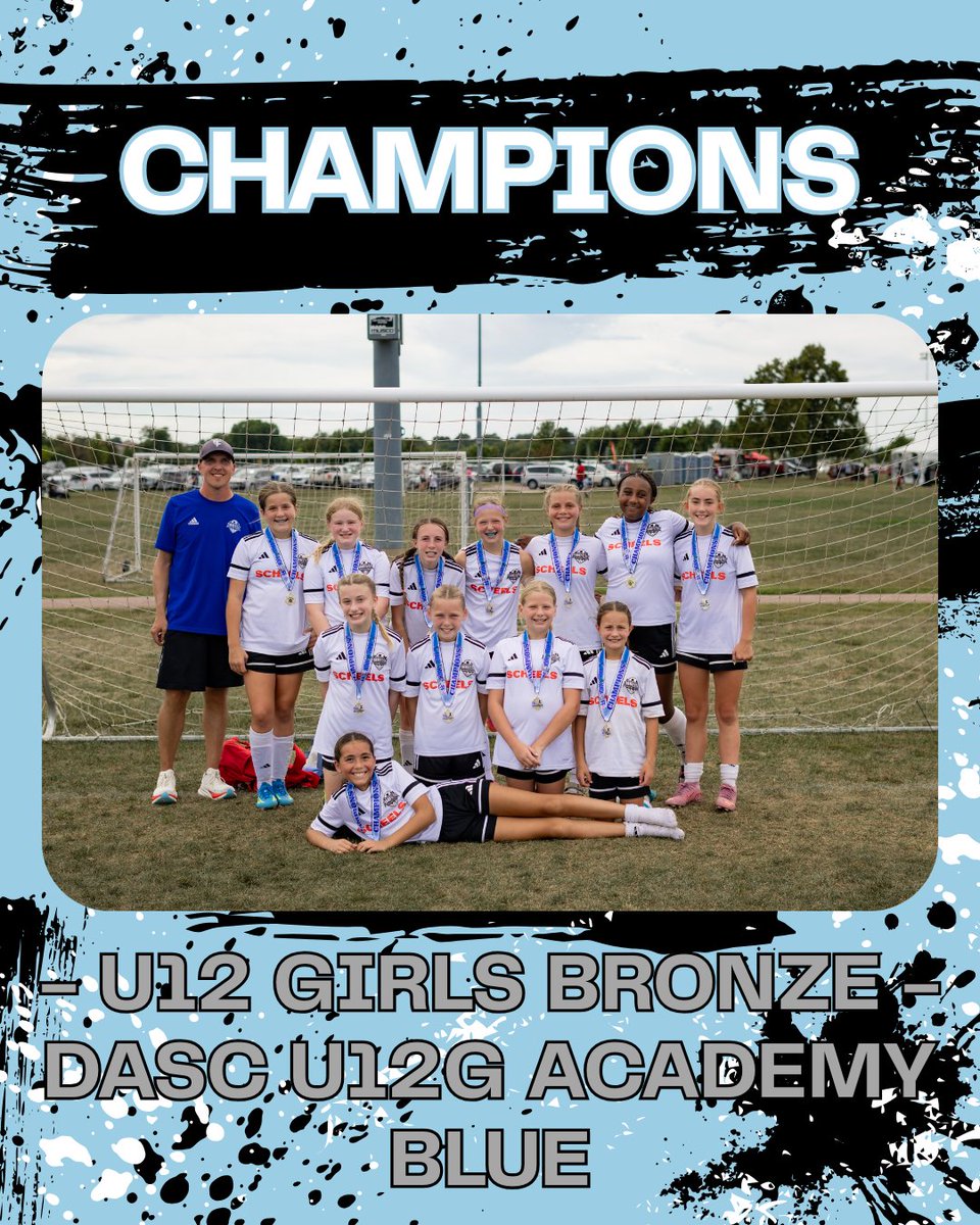 Dakota_Alliance's tweet photo. 🏆 CHAMPIONS 🏆
DASC U12G Academy Blue was crowned CHAMPIONS of the U12 Girls Bronze Division at the 2026 First National Bank Fall Kickoff!
#theDASCway https://t.co/iDYuAEGAAk