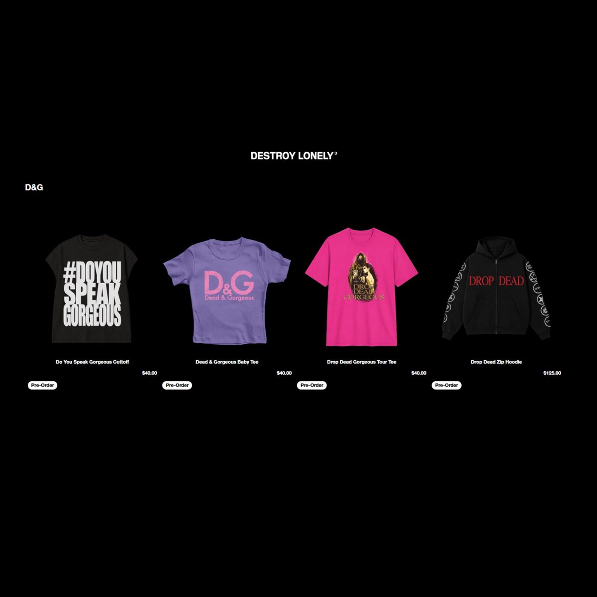 Oli私物！DROPDEAD BMTH BABYL サマーソニック Shop All from Drop