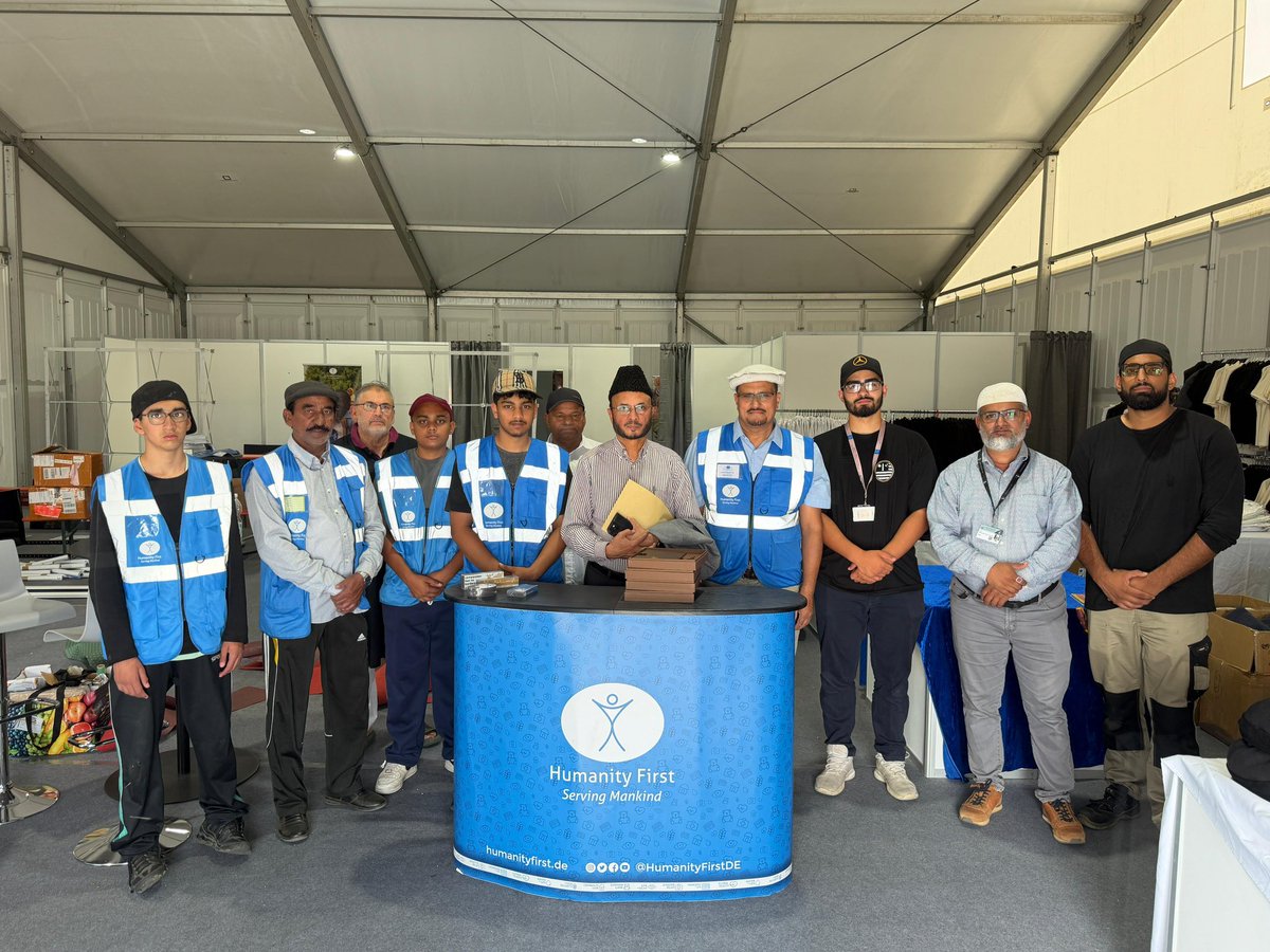 HFI1995's tweet photo. Excitement is growing in Mendig in #Germany as the @HumanityFirstDE exhibition and stalls are almost ready for the start of #JalsaGermany https://t.co/mKSsM9j5Nj