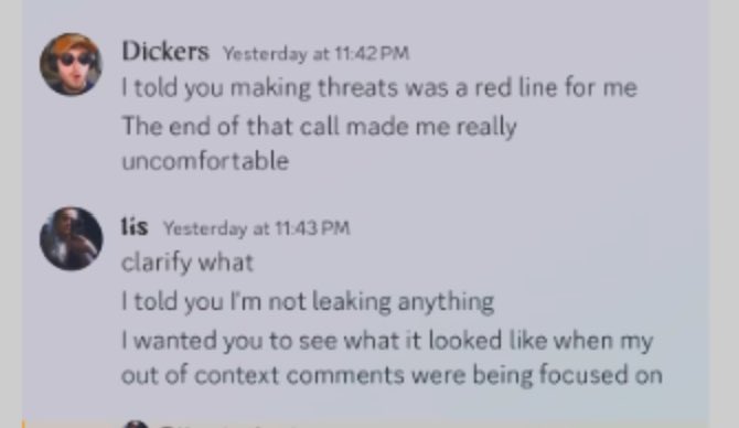 Oddestg1rl's tweet photo. I started deleting my own DMs because he kept leaking them to other people. https://t.co/2YsO5Q7ngt