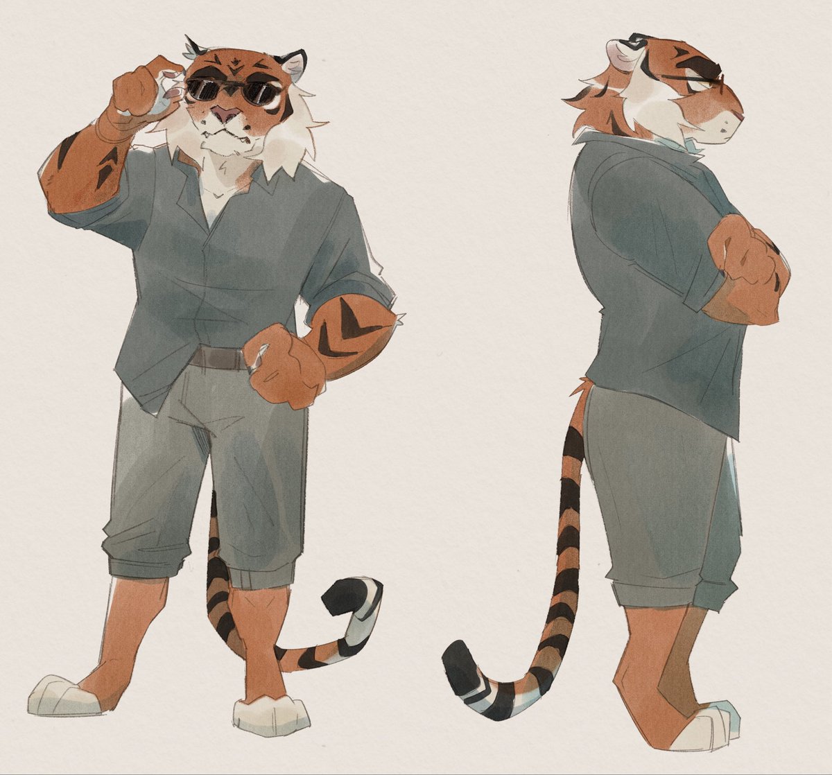 LuciLatte_Art's tweet photo. butch tigress https://t.co/hW10Nj1PZo