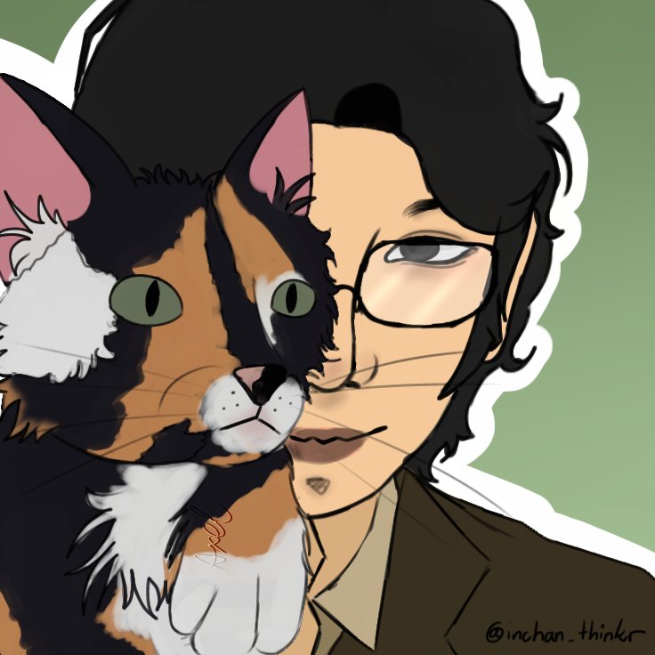 inchan_thinkr's tweet photo. Showing his cat daughter like he gave birth to her https://t.co/ht2SRCBTEH