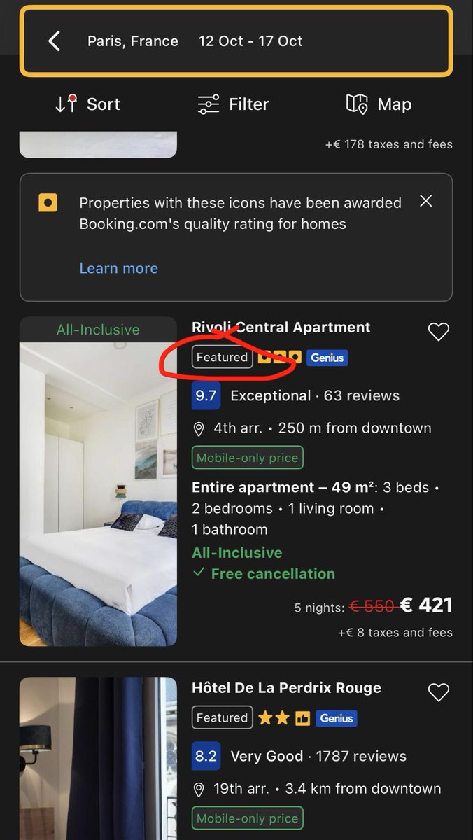 luminoctane's tweet photo. A promoted n1 in search results property with a 9.7 rating with thousands of reviews just tried to scam me!!!

what the hell @bookingcom???

imagine i did not realize this and got scammed??? this is not okay https://t.co/7xfynKCgok