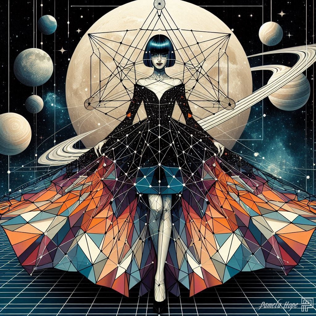 Heartwords3's tweet photo. #ImageBreak Challenge — “Living Geometry”
Cubism Fashion with Binary Stars https://t.co/P4yzpbcahw