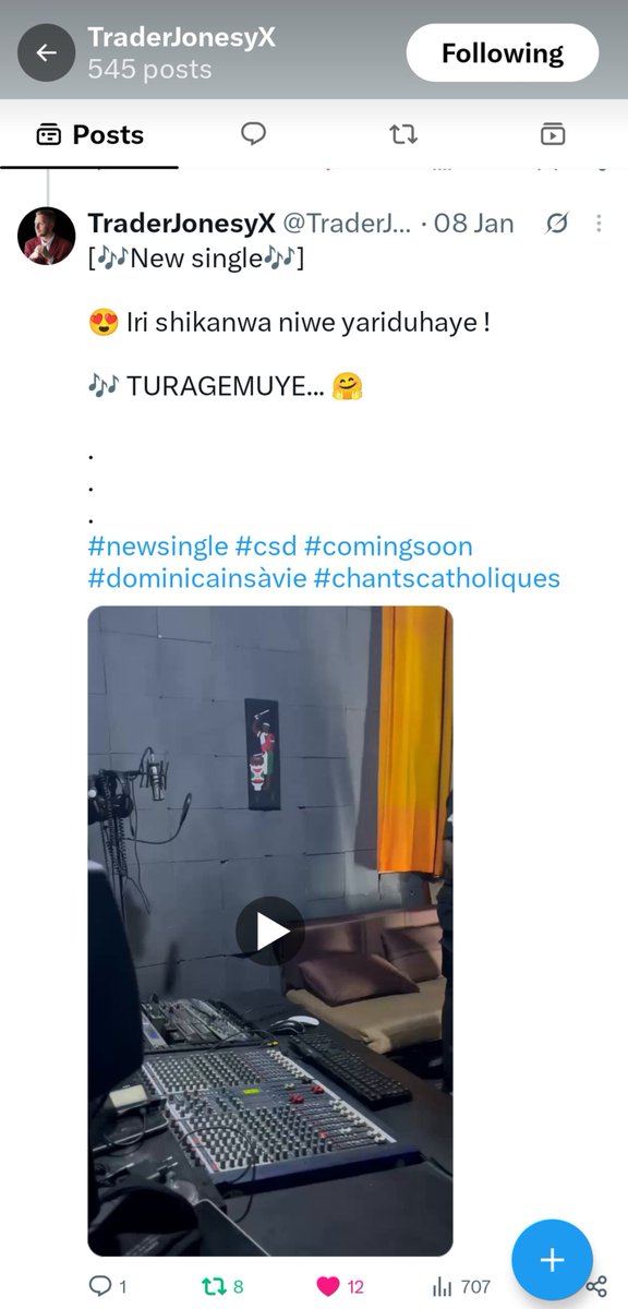 Moustiquaire_'s tweet photo. 📢‼️#piratage ‼️📢

Kindly help report this account that hacked Chorale Saint Dominique de Bujumbura // @CSDBujumbura 
Also any tips for the recovery would be greatly appreciated

DM me or the choir's Instagram (@/choralestdominique) https://t.co/gjDU1duxso