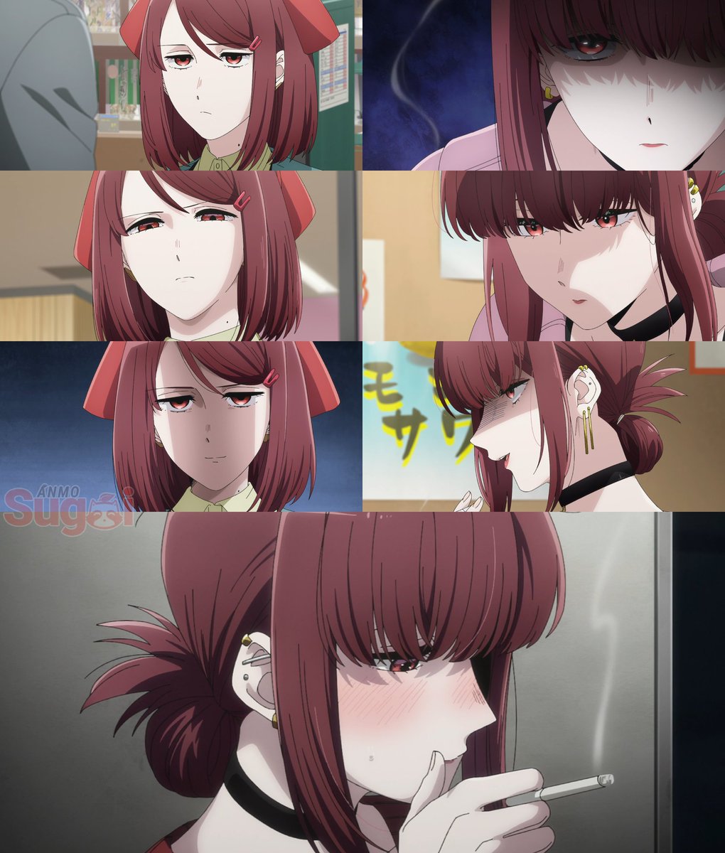 ANMO_Sugoi's tweet photo. Los celos de Yamada/Tayama se hicieron notar mucho durante todo el episodio 😅 https://t.co/H0UbyFn3l7