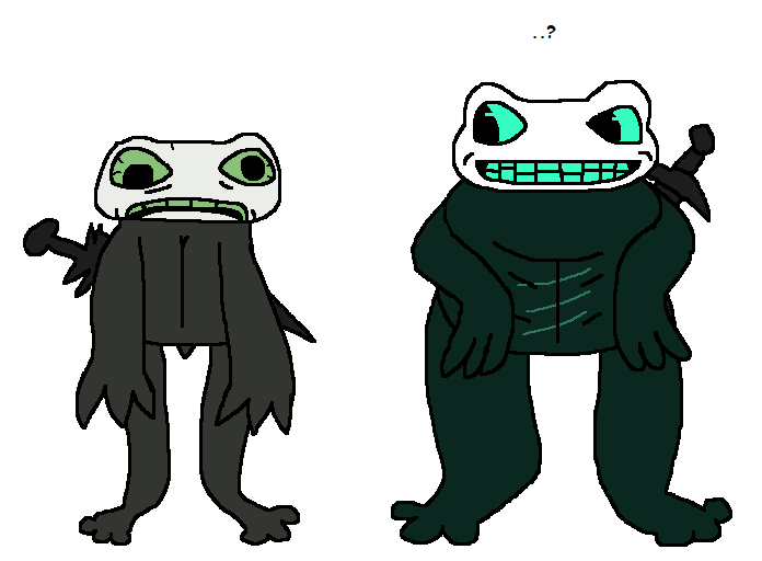 VioletVenomclaw's tweet photo. i need to make more frogsuers iMMEDIATELY
#pursuer #screecher #dieofdeath https://t.co/KPqxz7IDBi
