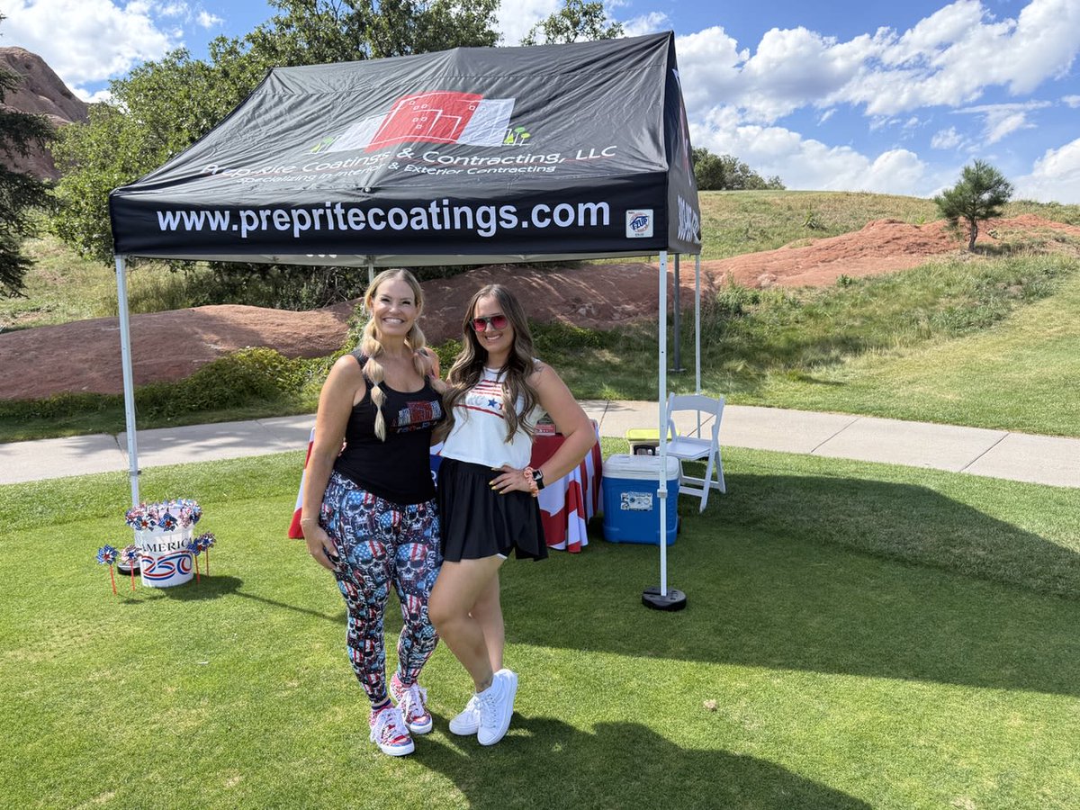 PRC_PrepRite's tweet photo. Great day on the course! ⛳ 
Here's some highlights from the CLACsic Golf Tournament. Thanks for having us! We had lots of fun 

#buildingalegacy #prc #preprite #preprite303 #prepritecoatings #CLACsicgolftournament #proudsponsor #community #coloradogolf #coloradofundraisers https://t.co/Y5vKoUjjxL
