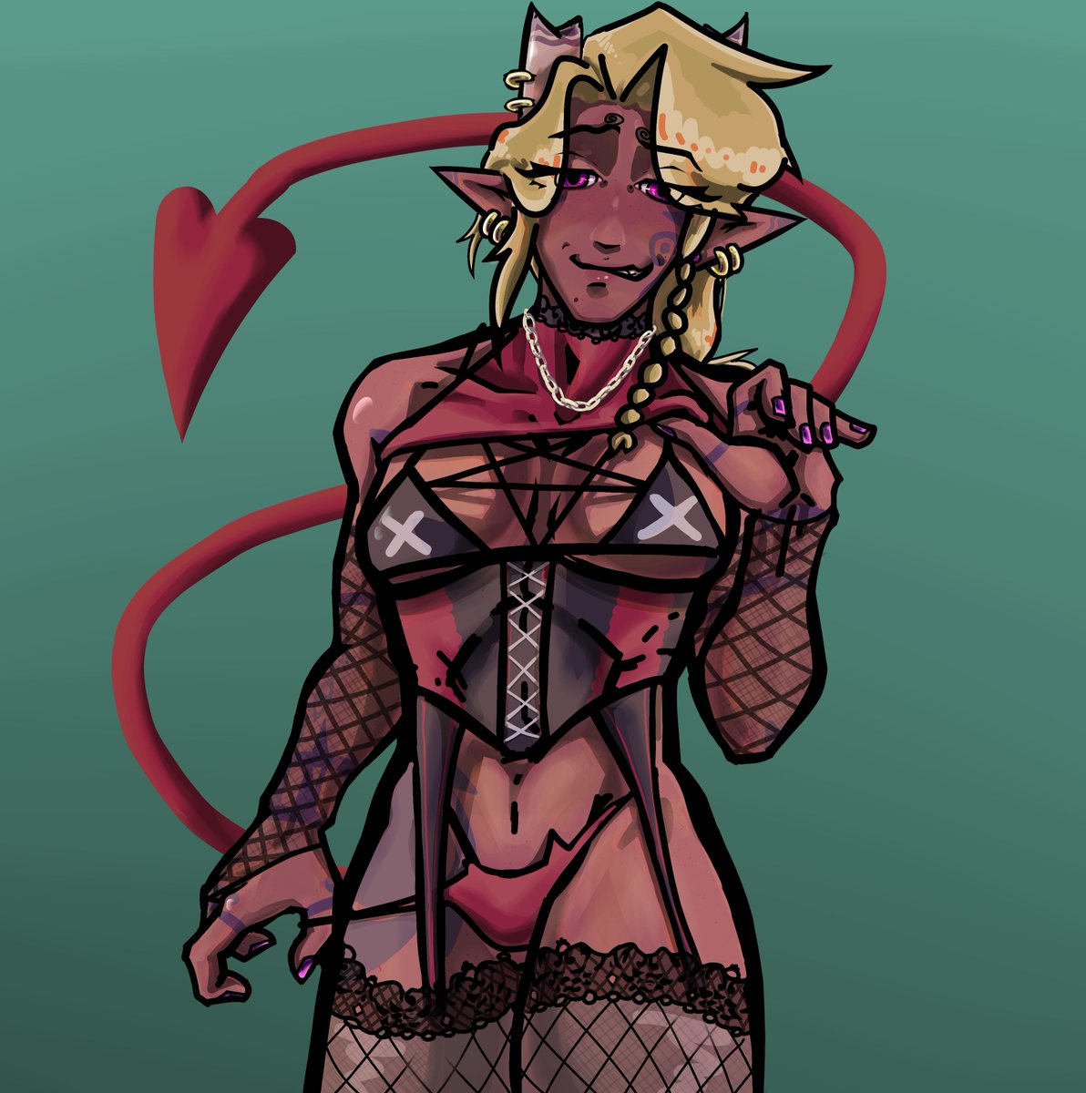 Ohyeahval_'s tweet photo. Not very fond of result but okay
#art | #digitalart | #oc | #ocart https://t.co/hGzhy9DPZv