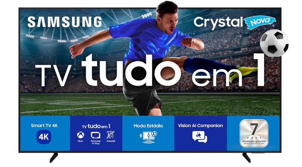 Promolandia__'s tweet photo. 📺 Samsung Smart TV 75" Crystal UHD 4K U8100F 2025

💰 De R$ 5.299,99 por R$ 4.699,00
🔥 Economize R$ 600,99!
🔗https://t.co/XHfrKb3rFs

⏰ Esquenta 9.9! Aproveite o cupom e garanta as melhores ofertas da Amazon e Mercado Livre! 🛒🔥 https://t.co/YTrJn4aS2w