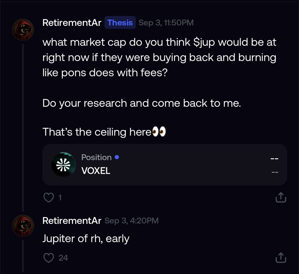 RetirementAr's tweet photo. Do some research

$voxel

0xa01bc586cd5f4f253bfab4e44400c52dbc18bc50 https://t.co/DzRhIkBXo9