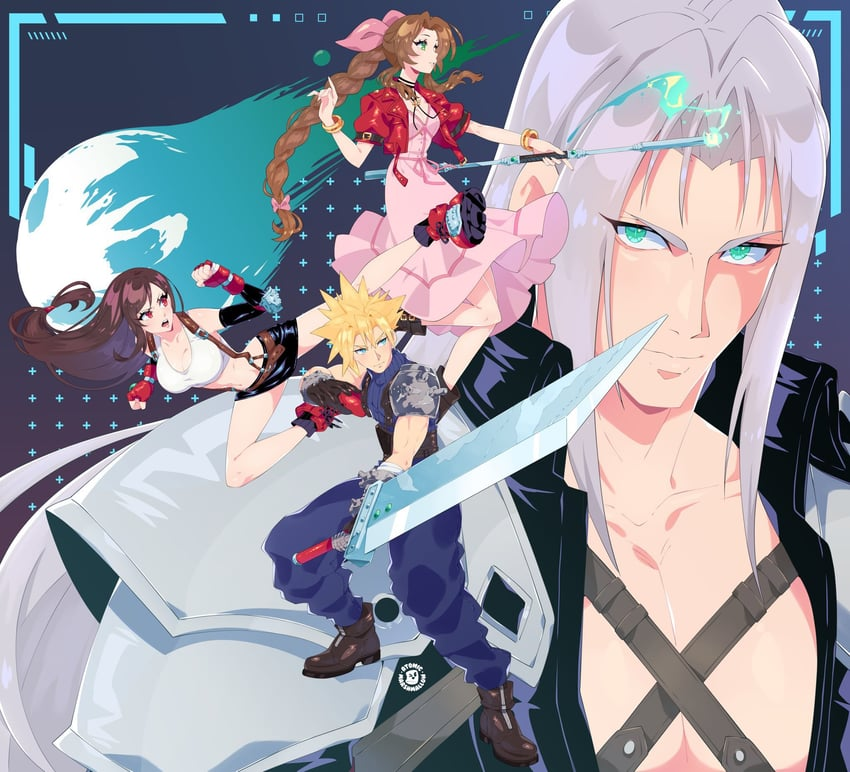 AtomicMrshmallw's tweet photo. FINAL FANTASY REVELATIONS LET'S GOOO #FF7R https://t.co/W9r4ediT4d