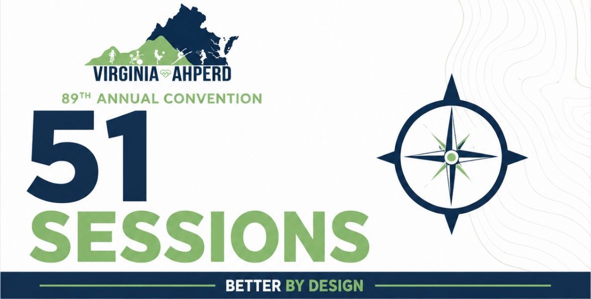 vahperd's tweet photo. 51 sessions. One weekend. 🤩🤩

Health, physical education, physical activity, adapted PE, and higher education, in a mix of 30-minute quick hits and 60-minute deep dives. Something for every teacher and every level. 

Register today: https://t.co/I2rQqoMuUU https://t.co/ENm4IR6X4C