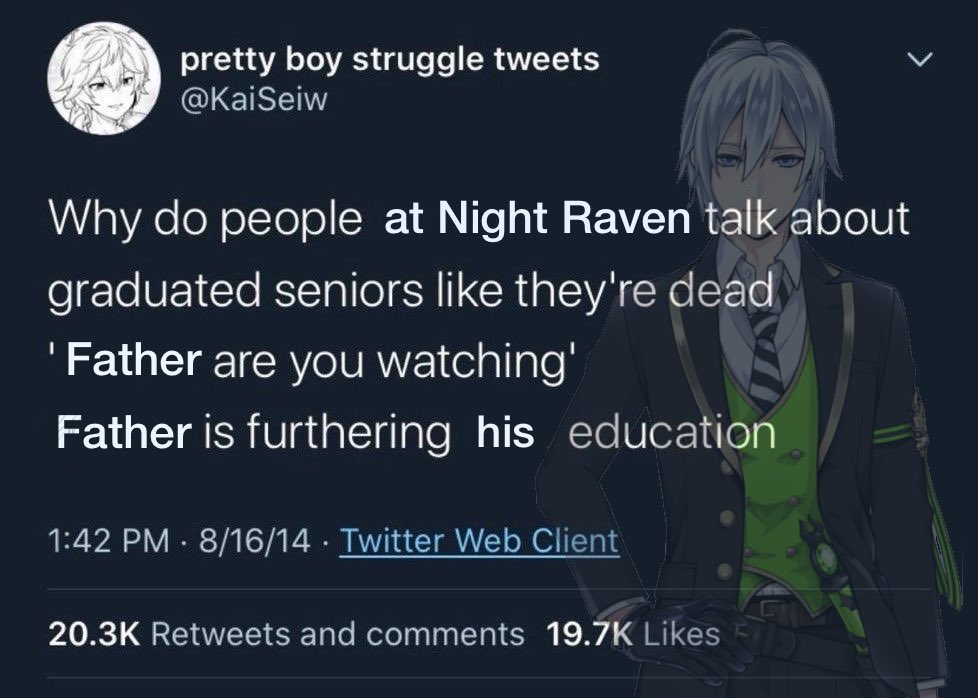 vanrougeism's tweet photo. probably silver when lilia leaves for his internship https://t.co/aPjQFCIAR3