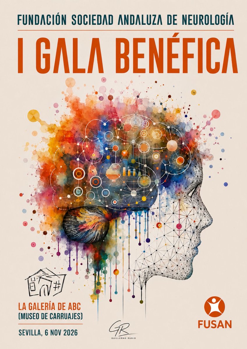 Neurologia_And's tweet photo. ¡¡YA ES OFICIAL!!✨.

📅 6 de noviembre de 2026 🏆 Premios FUSAN 📍Museo de Carruajes, Sevilla.

Reconoceremos a quienes trabajan cada día por mejorar la vida de las personas y contribuir al avance de la neurología. 🧠

🔥 Comienza la cuenta atrás
#FUSAN2026 #GalaFUSAN https://t.co/ua4Et84v1U