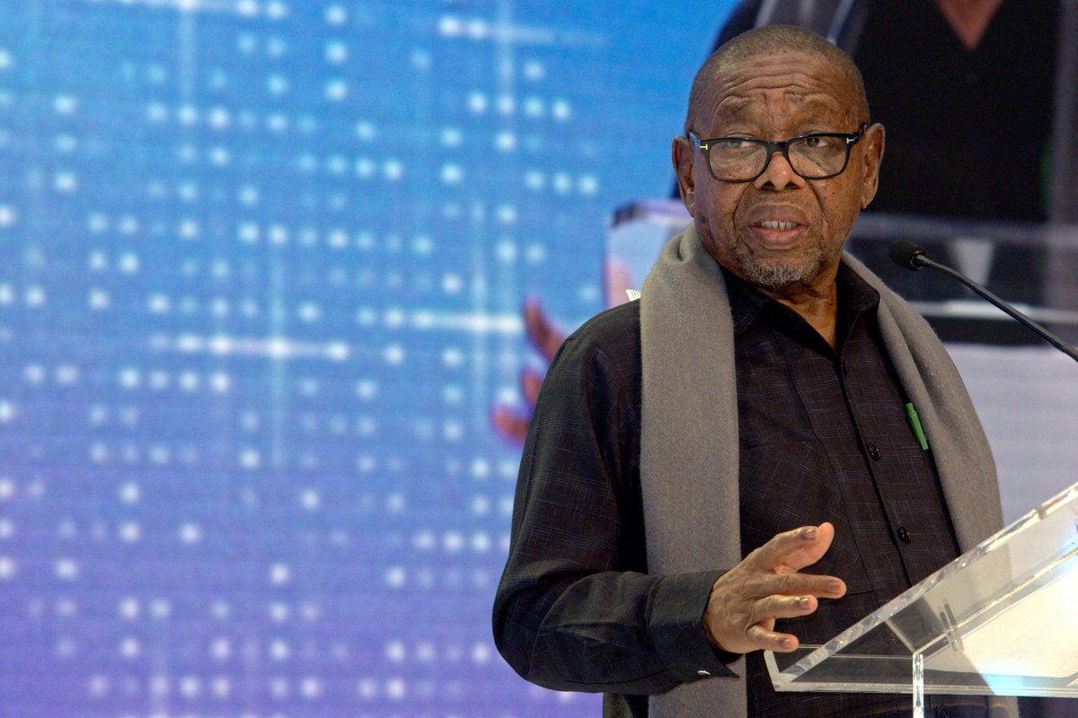 dstigovza's tweet photo. "Science has intrinsic value in and of itself. It provides a way of understanding the nature and evolutionary dynamics of the natural world and societies," says Min of Science, Technology and Innovation, Prof Nzimande, during the keynote this evening at the #NRFawards2026. https://t.co/xWMt8Y3yY2