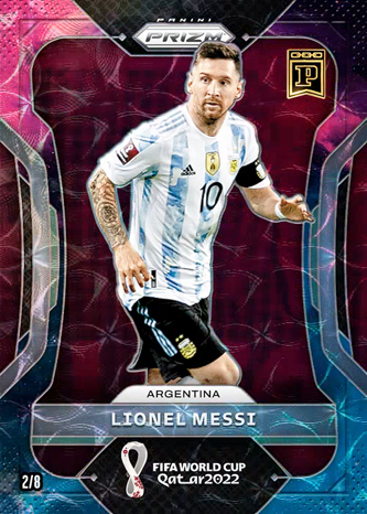 paninitracker's tweet photo. ⚽ Lionel Messi #2/8 SOLD for $80,000.00 (31.99 ETH)

2022 Panini NFT Prizm FIFA World Cup Soccer · Base Choice Prizms Nebula

Buyer: MrFourToEight 👤 https://t.co/YhCJ3iJ9I3

See more #LionelMessi for sale 👉 https://t.co/D03cgvbjqX

#whodoyoucollect #nft #PaniniNFT #PaniniBlockchain