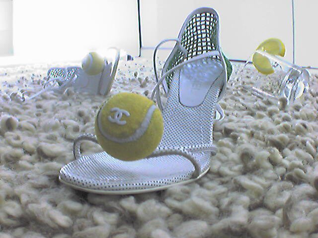 blondedcob's tweet photo. Mariah the Scientist attending the US open wearing the ss2004 Chanel tennis ball heels 🎾 

via ig stories https://t.co/FjsVjjpllV