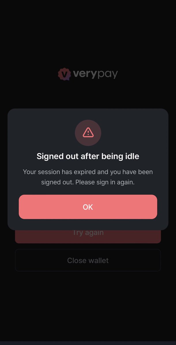 djmixchi's tweet photo. @verylabs  what’s wrong I can’t access my wallet even after logging out and log logging in again https://t.co/BbIrSoaRDQ