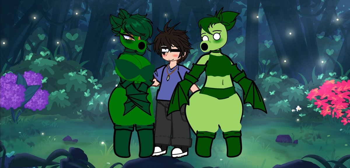 BITZZ625's tweet photo. Been seeing a lot of the female peashooter, so here's my take of it 
(Along with a femboy version) https://t.co/2gjgggYT53