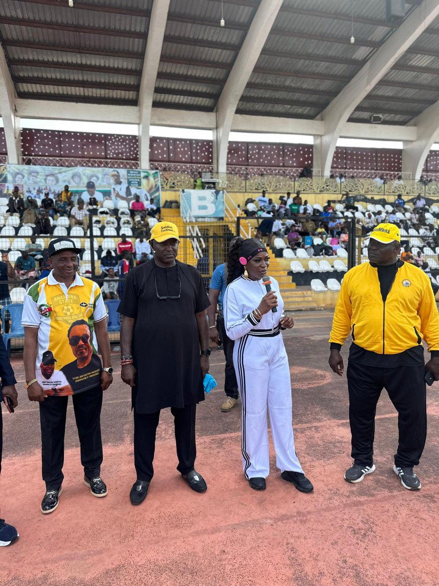 Oby_Orogbu's tweet photo. On Sunday, 30th August 2026, I was at Awka City Stadium for the official kick‑off of the second edition of the Anambra State Football League. Watching our young talents take to the pitch filled me with pride and renewed conviction that sports remain one of the strongest tools for youth empowerment.  

After which I proceeded to Community Primary School Amawbia for the Final of the 2026 Amawbia August Unity Cup. It was another inspiring moment, seeing grassroots football thrive and communities come together in unity and celebration.  

These experiences reaffirm my belief that sports are more than just games. They are platforms for discipline, teamwork, and the nurturing of future leaders. I wish all players, clubs, and organizers continued success as they showcase their talents and strengthen the bonds of unity across Anambra State.

-POLO
