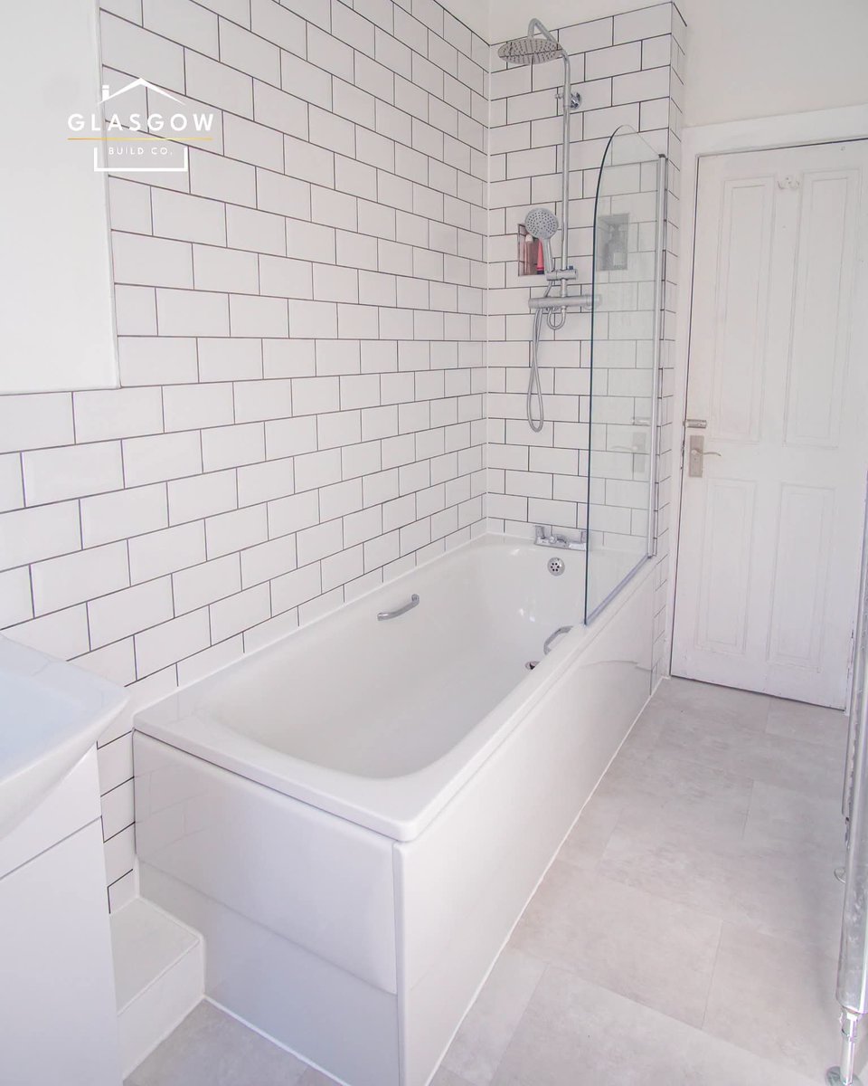 GlasgowBuildCo's tweet photo. Take look at this fresh new bathroom we completed at Kilmarnock Road, Glasgow. https://t.co/OfrM8IABRC