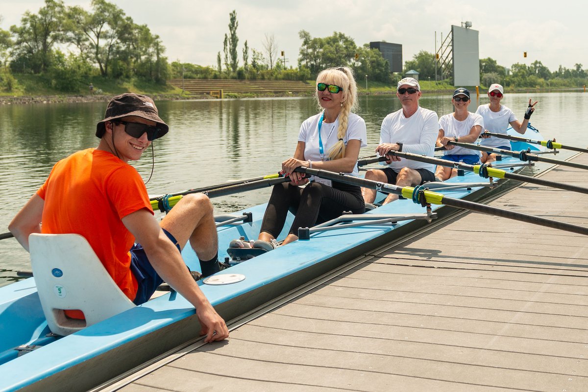 rowingcanada's tweet photo. Throwing it back to a very special weekend on the water.

50 years after the Montréal ’76 Games, the rowing community came together at the Olympic Basin to celebrate the legacy of a Games that changed rowing forever. ♥️

Full Story: https://t.co/2P9EwQU2fm https://t.co/GZsOBSuCeq