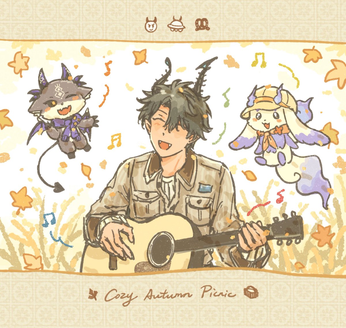 Uiiiihb7m's tweet photo. #RenZottoArt 🍂🎶🧺 https://t.co/Fb7qHojHZO
