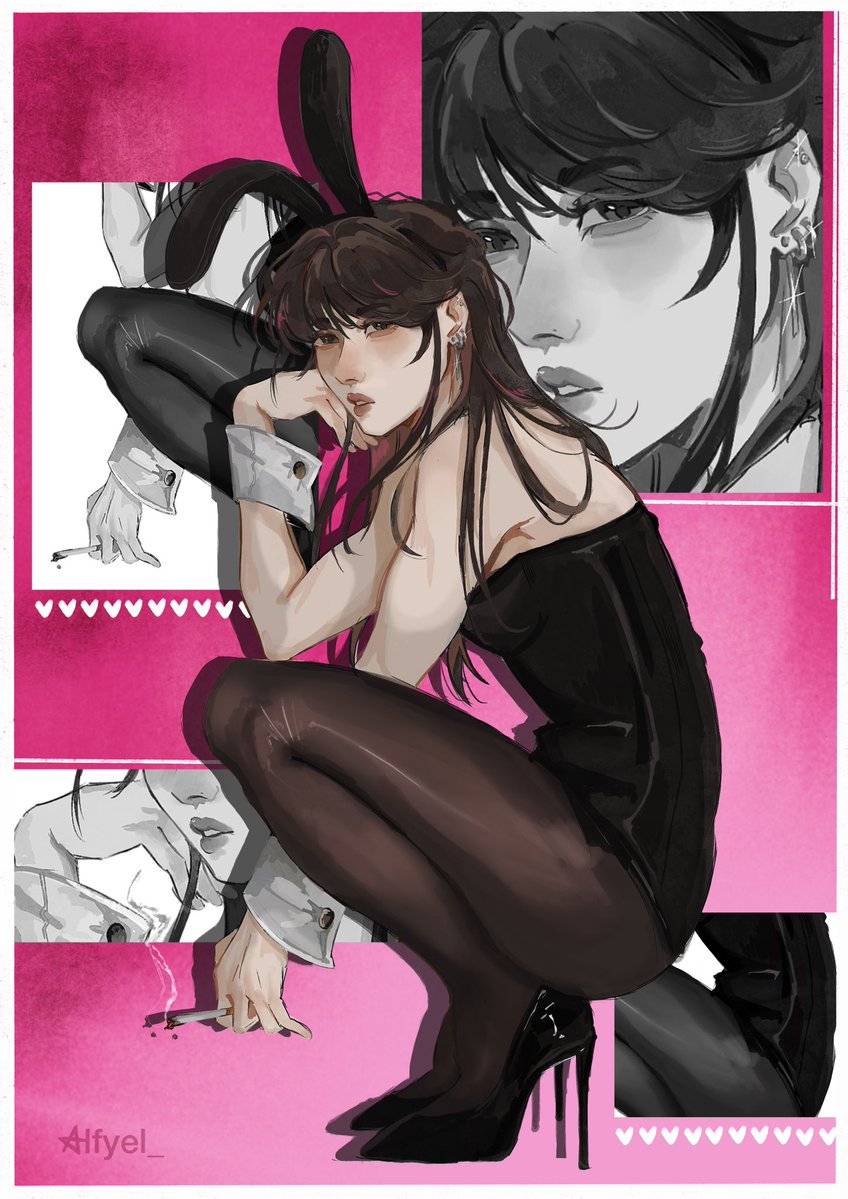 alfyel_'s tweet photo. Lina playing dress up ? 🐰💕

#LeeKnow #skz #fanart https://t.co/4bVVldglP9