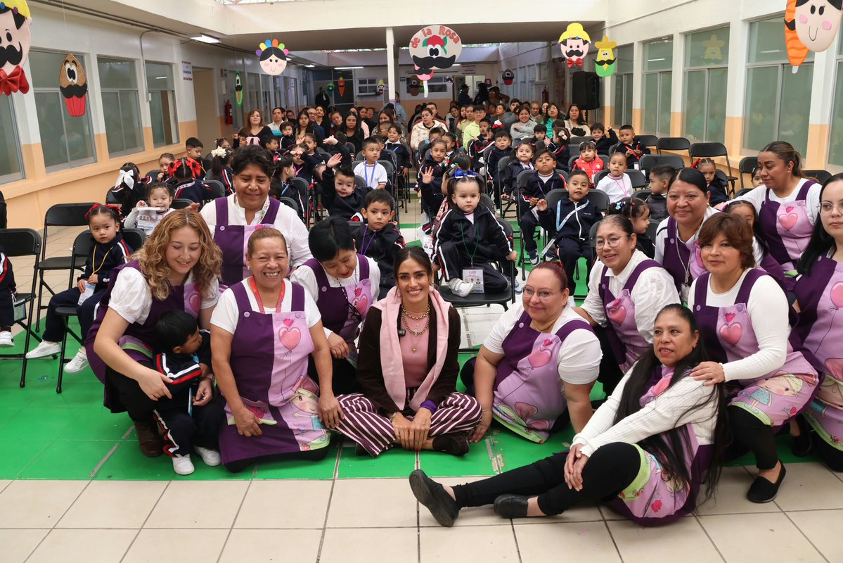AlessandraRdlv's tweet photo. Inicio de clases en el CENDI Pugibet ❤️‍🔥

Arrancamos un nuevo ciclo escolar acompañando a nuestras niñas y niños desde sus primeros pasos, porque cuidar su presente también es construirles un mejor futuro. https://t.co/SuY892GeVn
