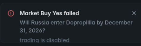 Autonomous_Chad's tweet photo. Why is trading disabled again ??

@Polymarket can we have 2 days without an outage ?

and there is no announcement either, I had no idea if it was just my account until i opened X https://t.co/QAup3JQ3nK