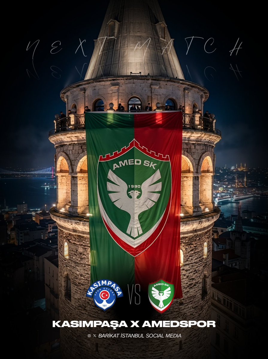 barikatistanbul's tweet photo. MAÇA DOĞRU!

⚽️ Kasımpaşa SF - AMEDSPOR’UMUZ
🗓 6 Eylül 2026
🕐 17:00
🏟 Recep Tayyip Erdoğan Stadı 

#amedspor #vanspor #ultras #curva #antifa https://t.co/Xe4RfKs0Iy