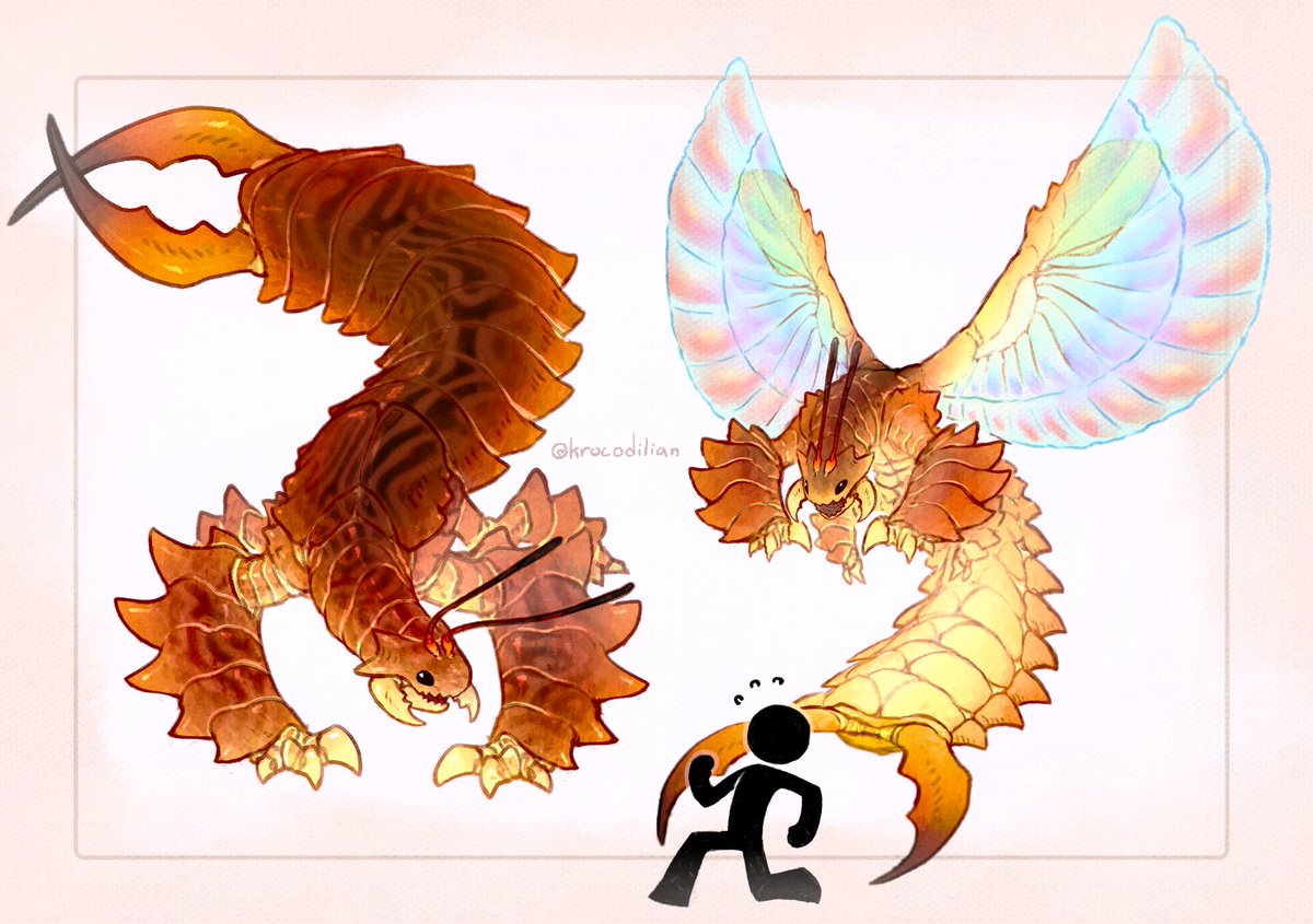 krocodilian's tweet photo. Earwig Dragon #smaugust https://t.co/gci8TaQWiG