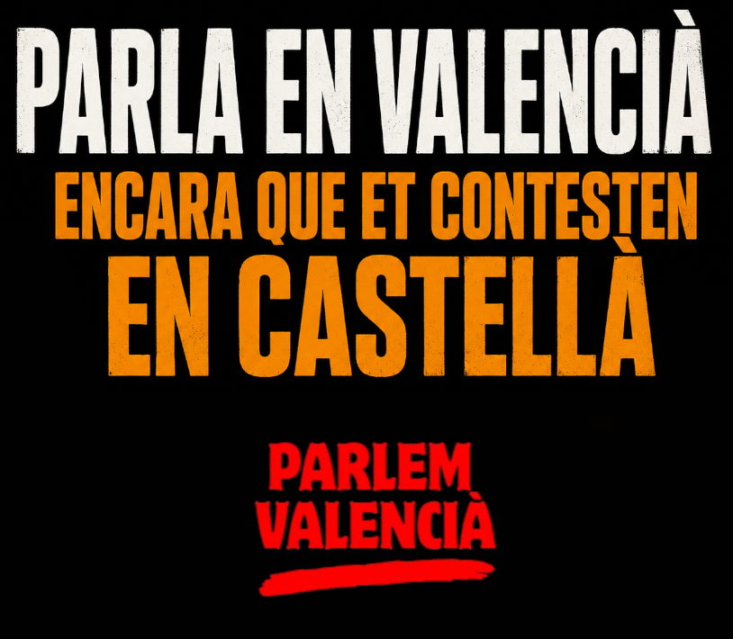 MakkaPakkaPV's tweet photo. Sigues maleducat i parla sempre en valencià https://t.co/40pAKawbB1