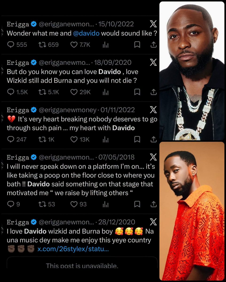 thewitnez's tweet photo. Erigga do 99 good but because of 1 bad, Davido call m b@d person.
Abeg we need that SLOVIDO dance move. https://t.co/9kF6HwWpHX