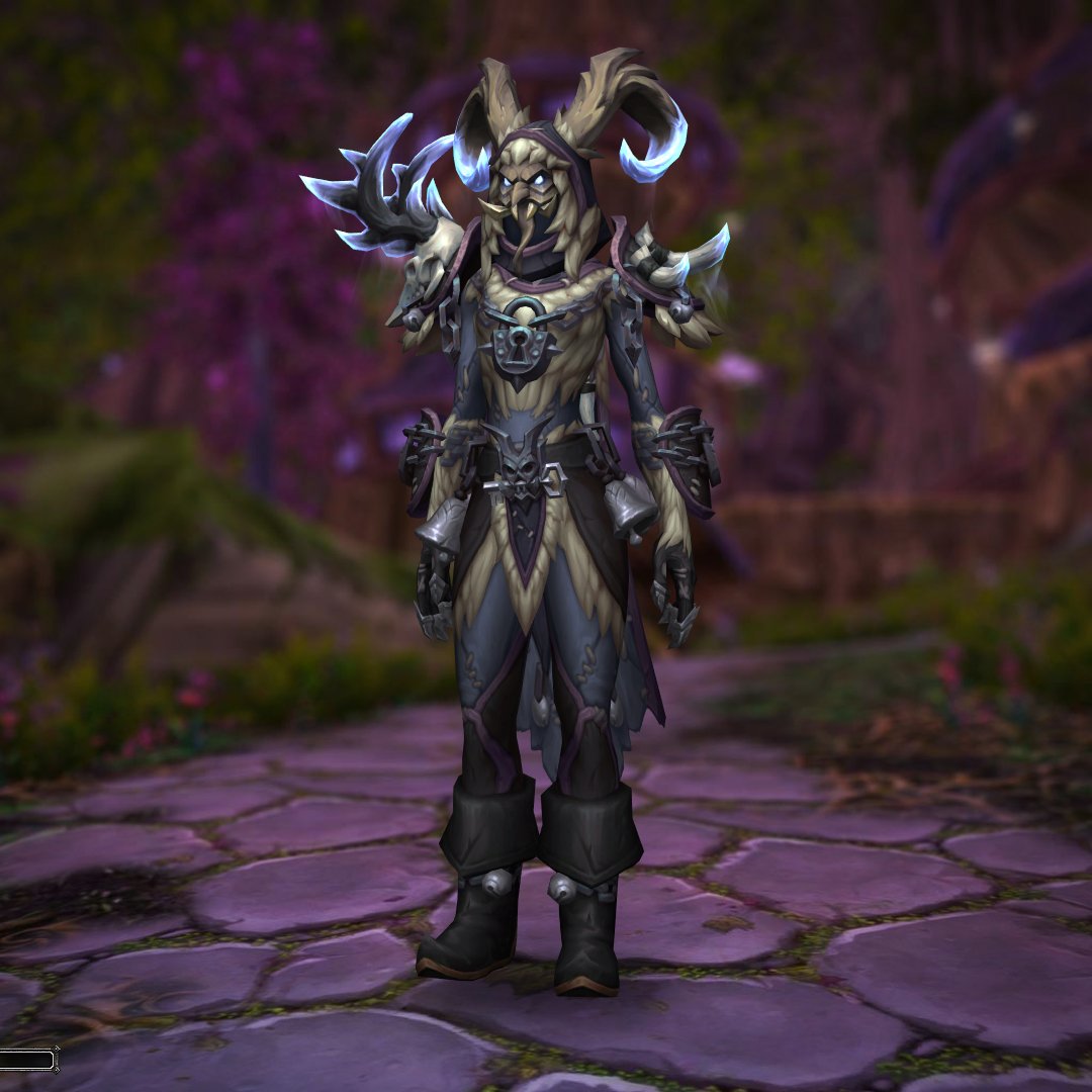 arcanistsaphras's tweet photo. New "Guise of the Wight" transmog set on the 12.1.5 PTR!! https://t.co/ltzAd8y7Jy