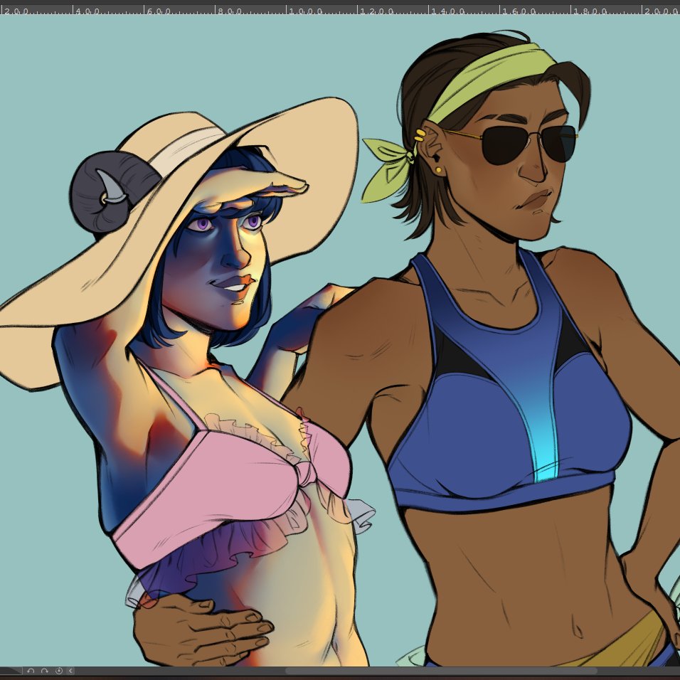lyaholya's tweet photo. another WIP! gave my girl Beau more melanin ๐
#MightyNein #CriticalRole https://t.co/aM2L2uNLqQ