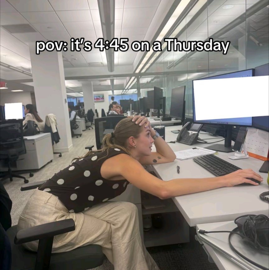 europemaxxed's tweet photo. after 4pm i hit this pose https://t.co/aThl6ivHbH