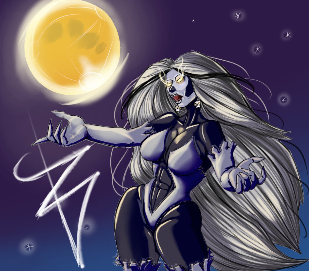 ZacharyTBlakely's tweet photo. Alright! first piece for September. And I've decided to try drawing the Silver Banshee from the DC comics. #dcfanart #Raster1990 https://t.co/PRfvgxB7IQ