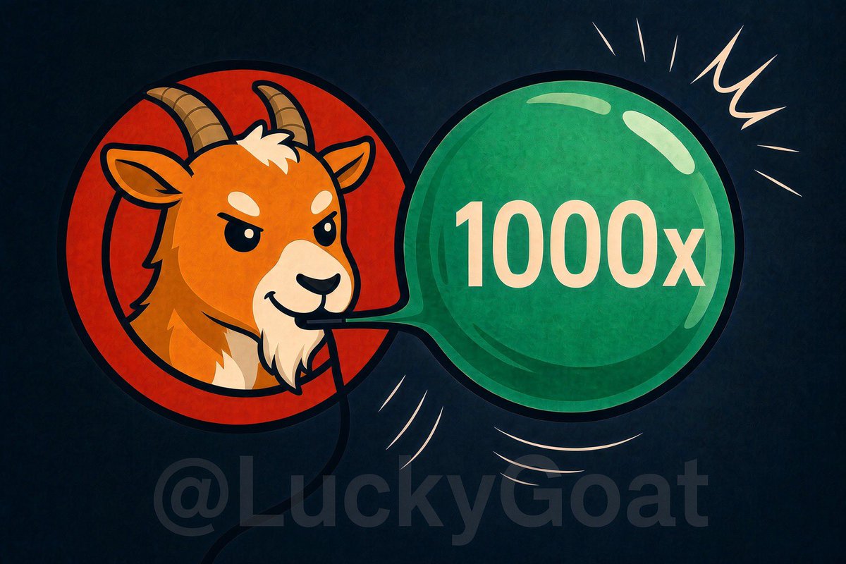LuckyGoatCrypt's tweet photo. @CryptoThro $LuckyGoat https://t.co/WaU95ehbXz