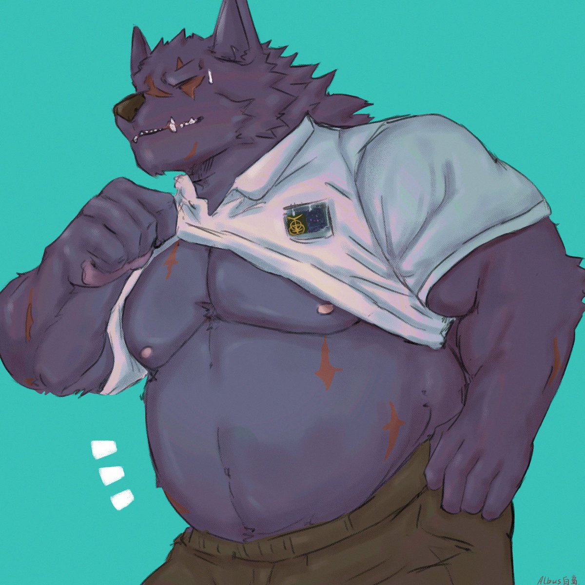 baijiang870471's tweet photo. ▷ Rub
  ▷ Rub
       ▶    Rub
  ▷ Rub
#furryart #eldenring #blaidd https://t.co/s9zBFgsobv