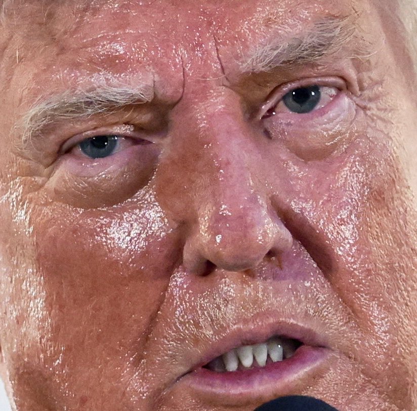 velroseplace's tweet photo. Look at my sweaty hog president dude. Look how he glistens. https://t.co/ZIMZ9tgIOq