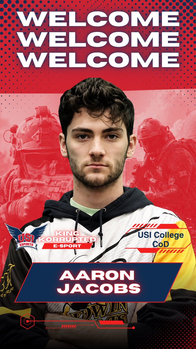 USI_Esports's tweet photo. Welcome @EnjoyHiC &amp; @_korrupted_ to our USI Aviators @CollegeCoD Team for the Spring ‘27 Season! 🦅#ScreaglePride https://t.co/YcQAznMvcE